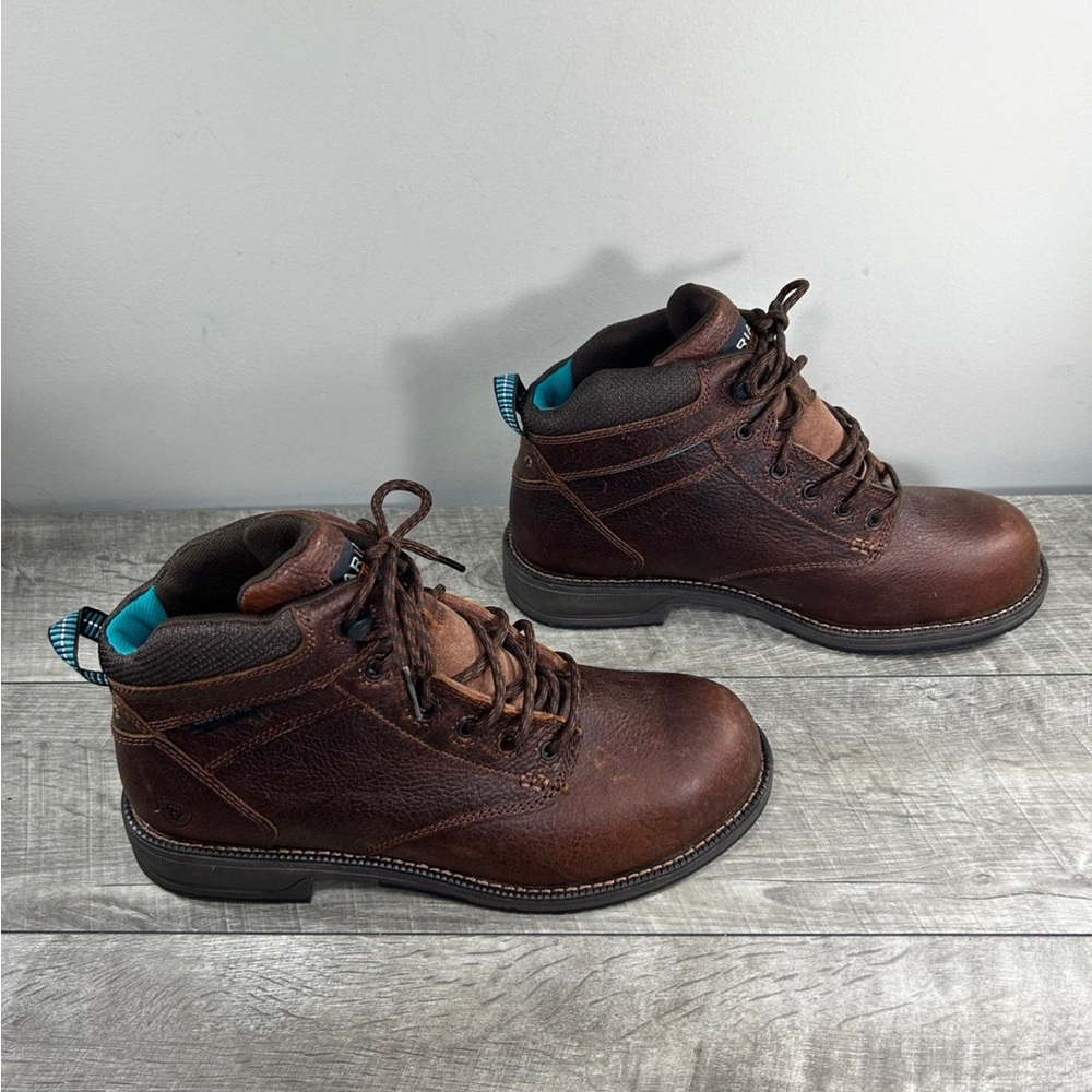 New Ariat 10020097 Casual Work Mid Lace SD Composite Toe Leather Womens Boots 11